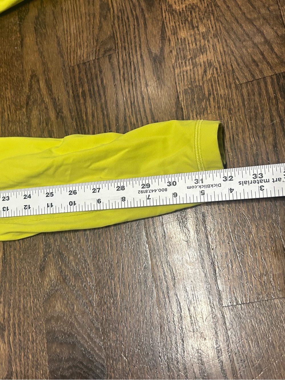 Lululemon Align High Rise Pants, 28” Yellow Serpentine | Women’s 4 - Picture 8 of 8
